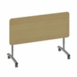 Correll Premium Sit to Stand  Flip Top Table 24x72 Maple Wood Laminate
