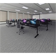 Adjustable Height High-Pressure Top Computer/Student Desks Cherry Wood Laminate