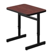 Adjustable Height  High-Pressure Computer/Student Desk Mahogany Wood Laminate