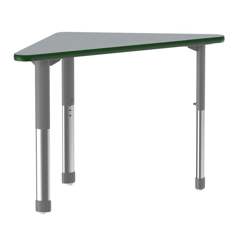 Commercial Thermal Fused Wood Laminate Top Collaborative Desk Gray