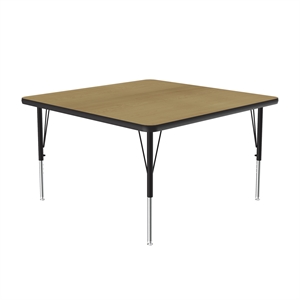 Correll 36&quot Top Bar Stool/Standing Height Square Activity Table in Maple