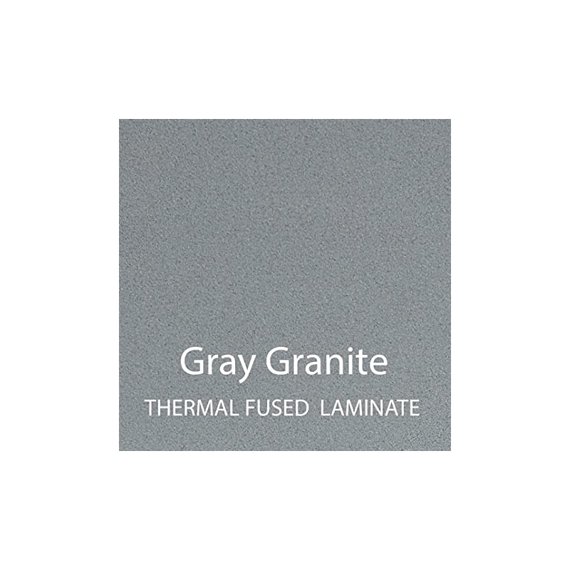 Correll 24x60 Laminate Adjustable Height Folding Table in Gray Granite