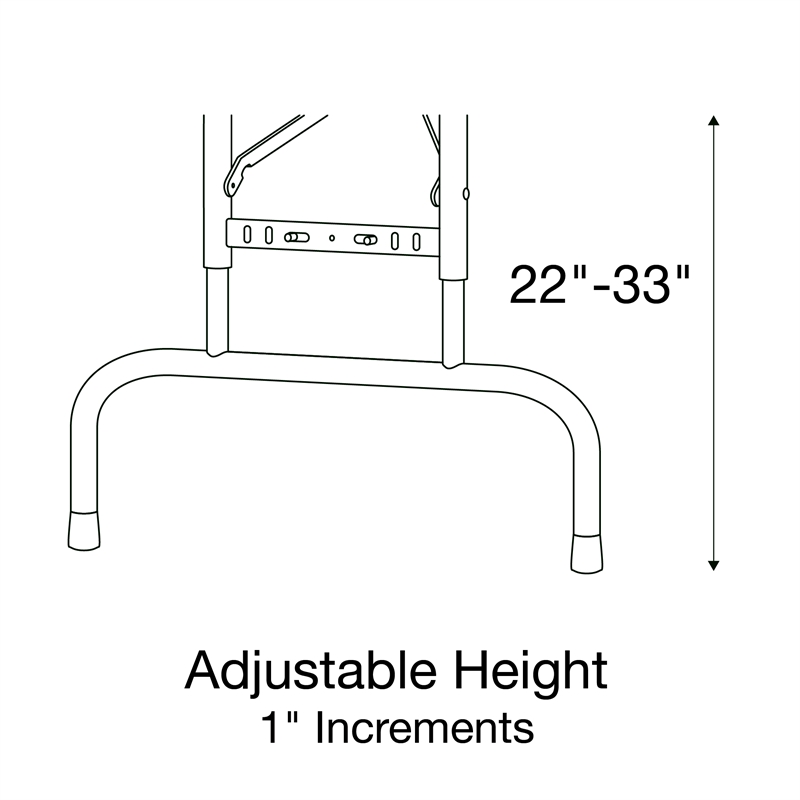 Correll 36x72 Laminate Adjustable Height Folding Table in Gray Granite