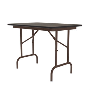 Correll 24x36 Commercial Laminate Folding Table in Walnut