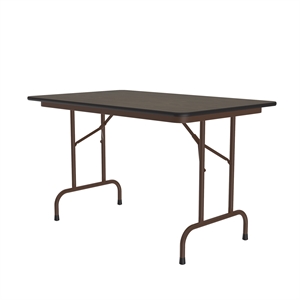 Correll 30x48 Commercial Laminate Folding Table in Walnut