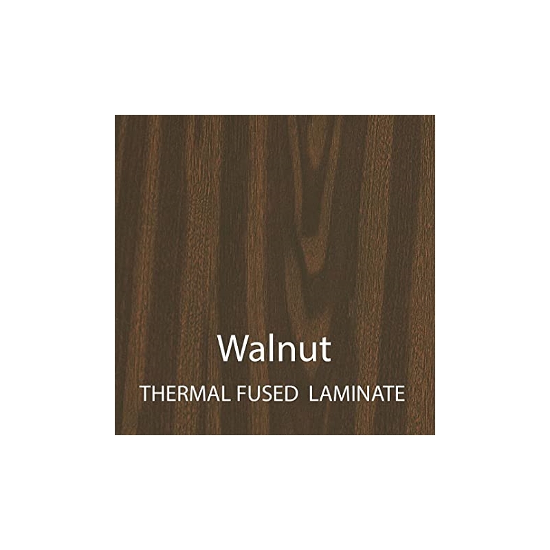 Correll 30x48 Commercial Laminate Adjustable Height Folding Table in Walnut