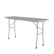 Correll 18x72 Commercial Laminate Folding Table in Gray Granite