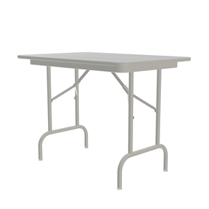 Correll 24x36 Commercial Laminate Folding Table in Gray Granite