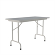 Correll 24x48 Commercial Laminate Folding Table in Gray Granite