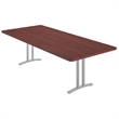 Correll 42x96 Rectangle Modern Conference Table in Mahogany