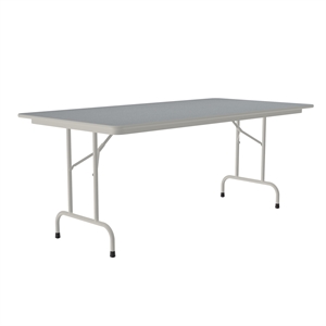 Correll 36x96 Commercial Laminate Folding Table in Gray Granite