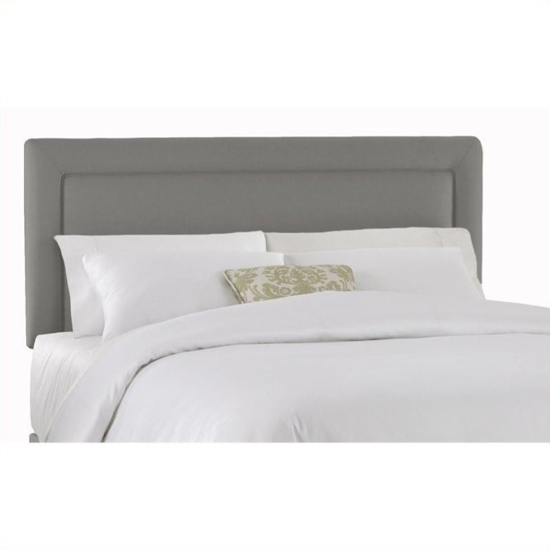 Skyline Furnitur Upholstered Headboard in Grey