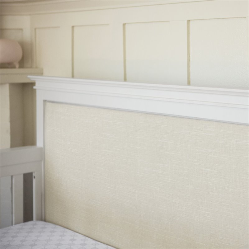 Namesake Classic Darlington 4-in-1 Convertible Crib in Warm White