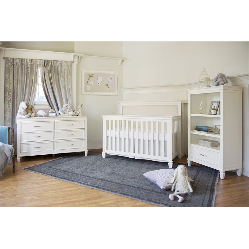 Namesake Classic Darlington 6 Drawer Assembled Dresser in Warm White