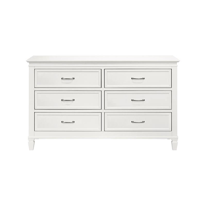 Namesake Classic Darlington 6 Drawer Assembled Dresser in Warm White