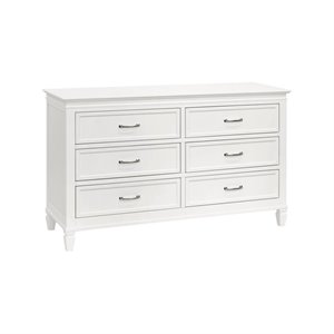 Namesake Classic Darlington 6 Drawer Assembled Dresser in Warm White