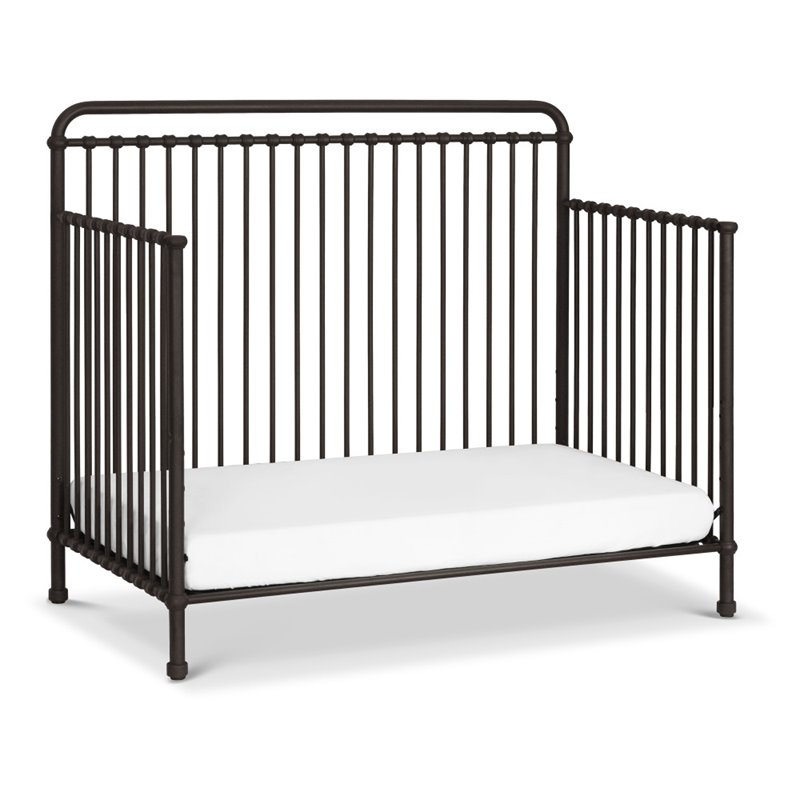 Namesake Classic Winston 4-in-1 Convertible Iron Crib in Vintage Iron