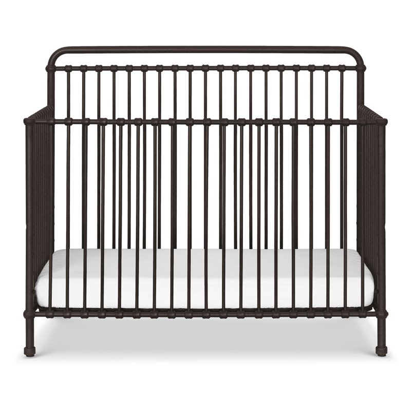 Namesake Classic Winston 4-in-1 Convertible Iron Crib in Vintage Iron
