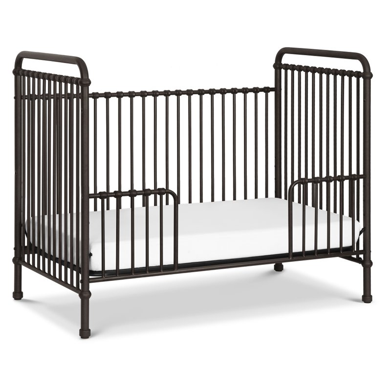 Namesake Classic Abigail 3-in-1 Convertible Iron Crib in Vintage Iron