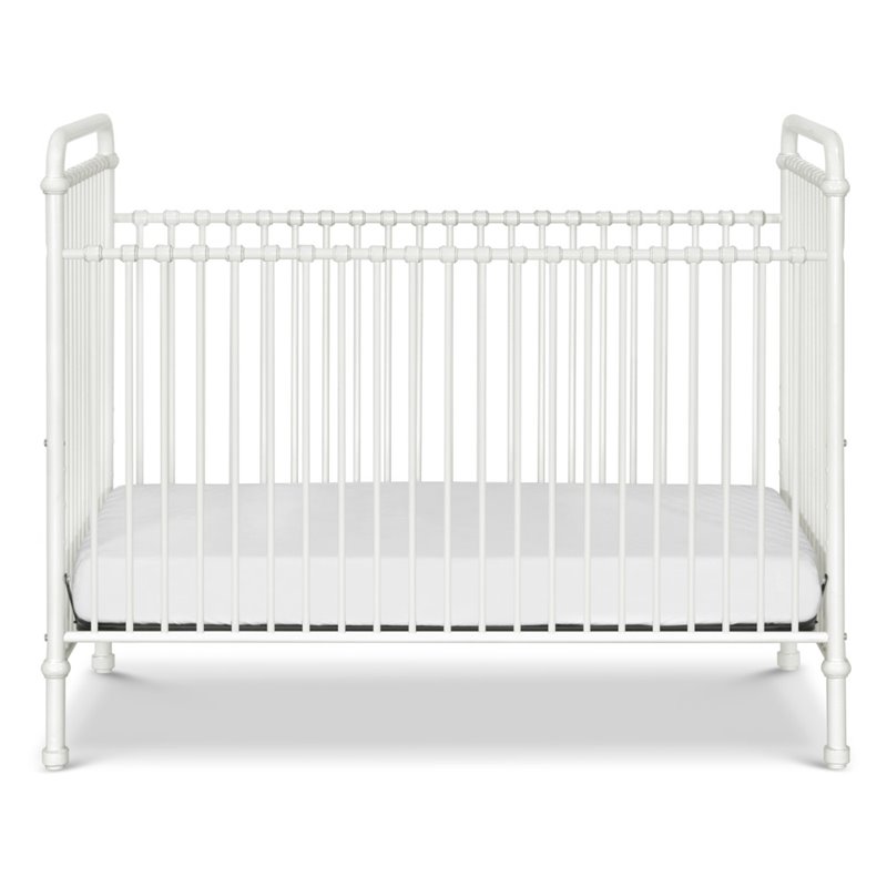 Namesake Classic Abigail 3-in-1 Convertible Iron Crib in Washed White