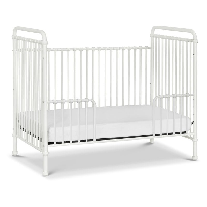 Namesake Classic Abigail 3-in-1 Convertible Iron Crib in Washed White