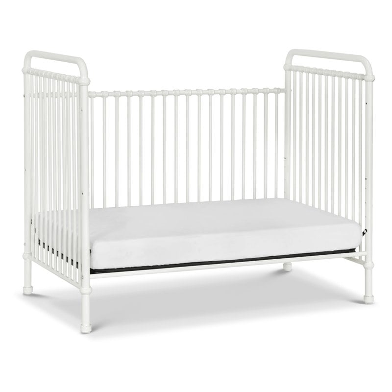 Namesake Classic Abigail 3-in-1 Convertible Iron Crib in Washed White