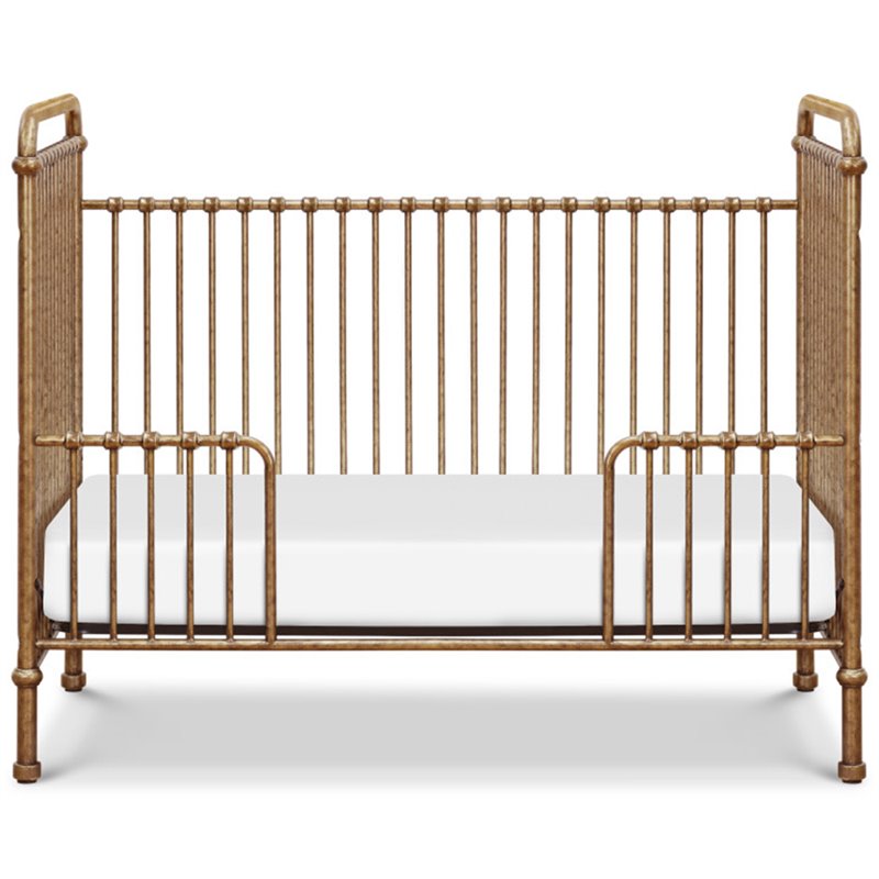 Namesake Classic Abigail 3-in-1 Convertible Crib in Vintage Gold