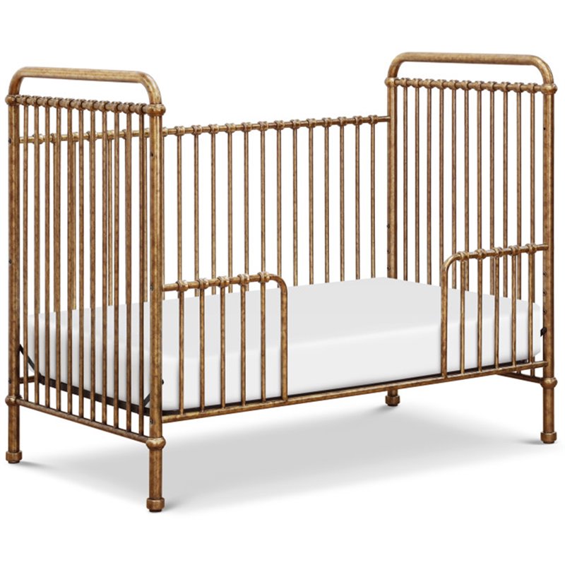 Namesake Classic Abigail 3-in-1 Convertible Crib in Vintage Gold