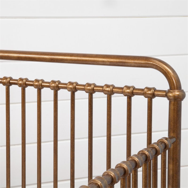 Namesake Classic Abigail 3-in-1 Convertible Crib in Vintage Gold