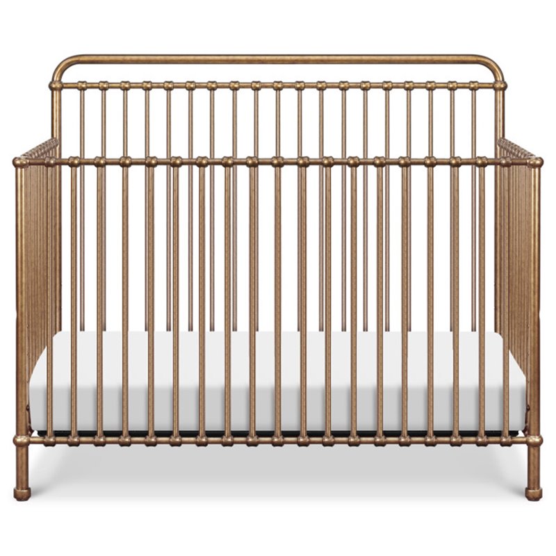 Namesake Classic Winston 4-in-1 Convertible Crib in Vintage Gold