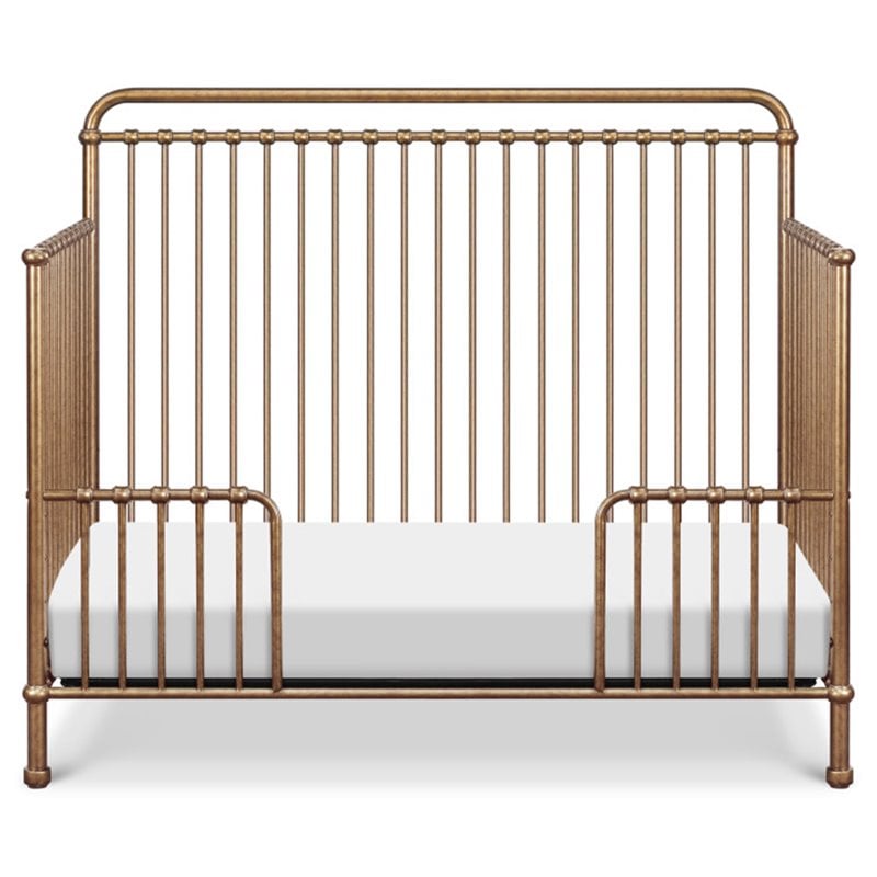 Namesake Classic Winston 4-in-1 Convertible Crib in Vintage Gold
