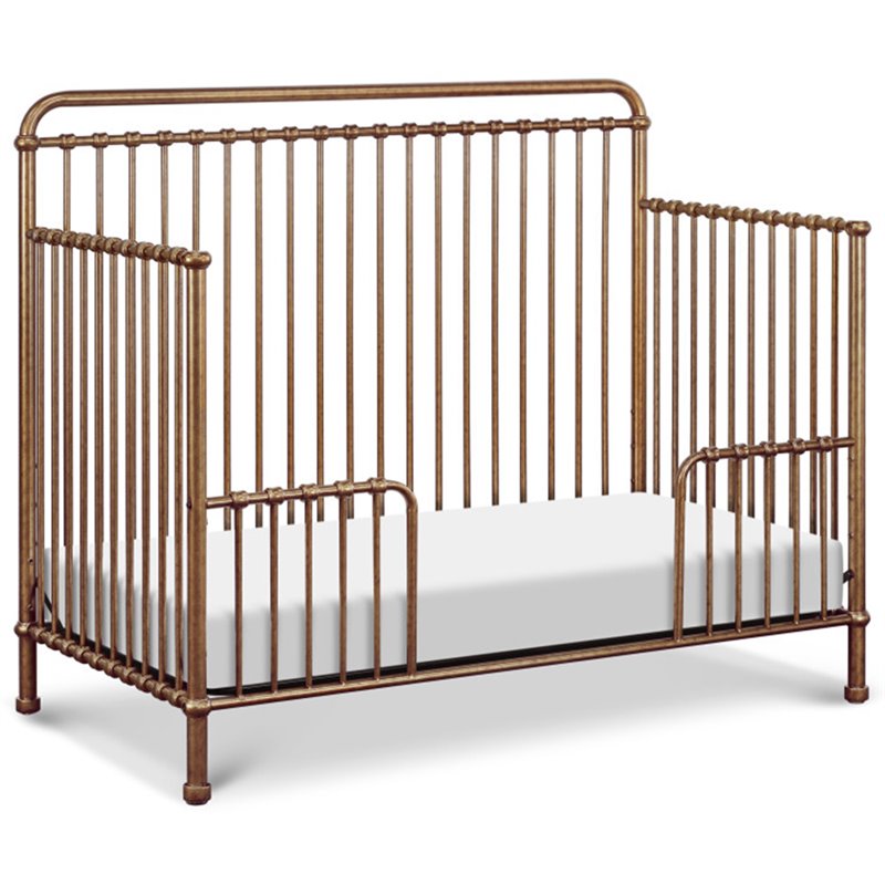 Namesake Classic Winston 4-in-1 Convertible Crib in Vintage Gold