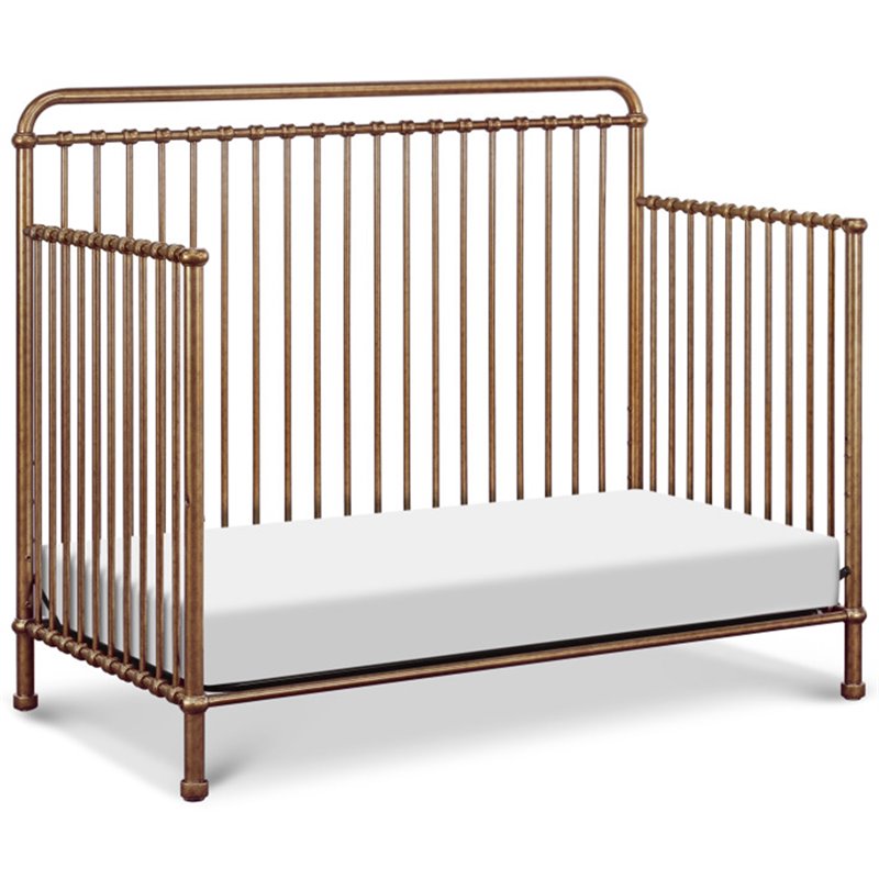 Namesake Classic Winston 4-in-1 Convertible Crib in Vintage Gold