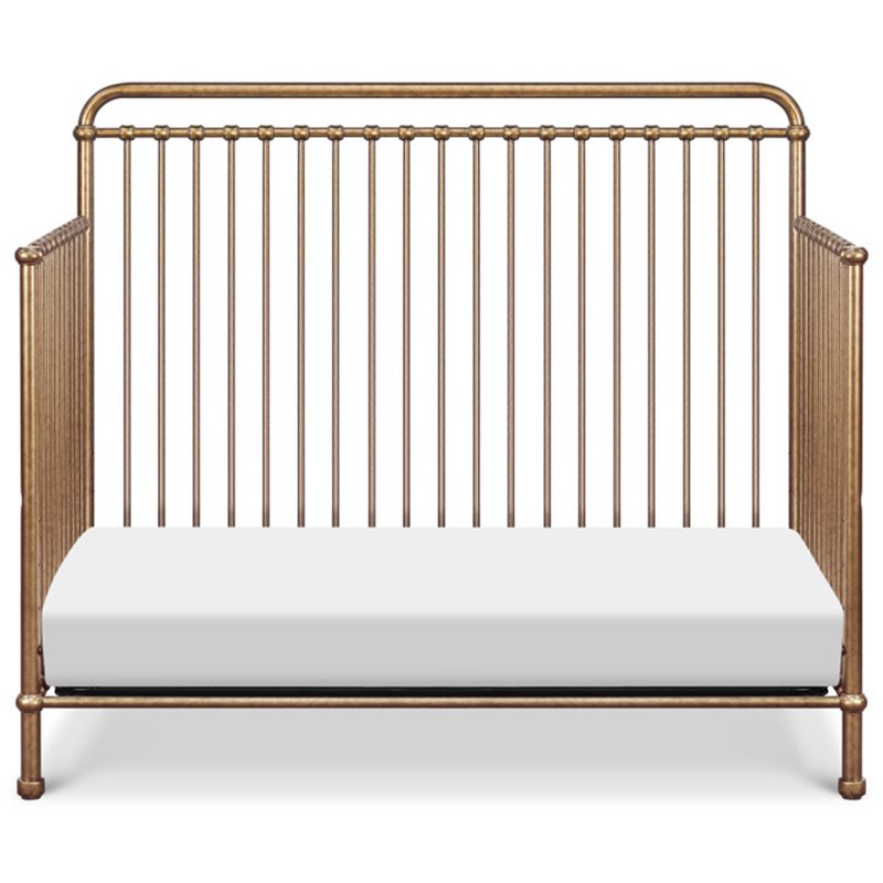 Namesake Classic Winston 4-in-1 Convertible Crib in Vintage Gold