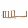 Namesake Modern Pine Wood Conversion Kit in Hazelnut Brown