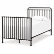 Namesake Winston Metal 4-in-1 Convertible Mini Crib in Vintage Black
