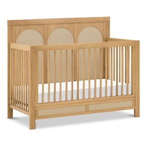 Namesake Eloise 4-in-1 Convertible Crib in Honey and Performance Sand Eco-Weave