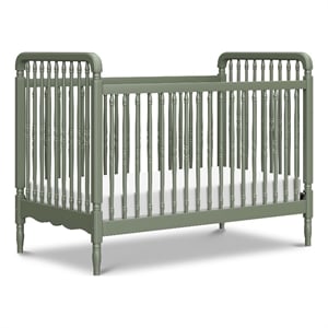 Liberty 3-in-1 Convertible Spindle Crib w/Toddler Bed Conversion Kit Juniper