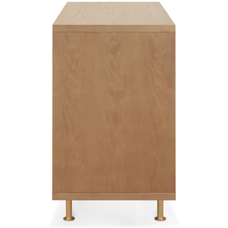 Nursery Works Novella 6 Drawer Baby Dresser in Stained Ash and Ivory