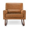 Nursery Works Sleepytime Faux Leather Rocker in Tan