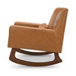 Nursery Works Sleepytime Faux Leather Rocker in Tan