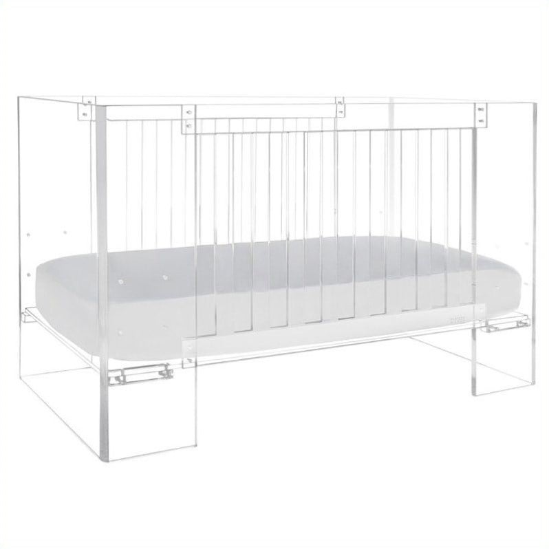 Nursery Works Vetro Crib in Clear Acrylic