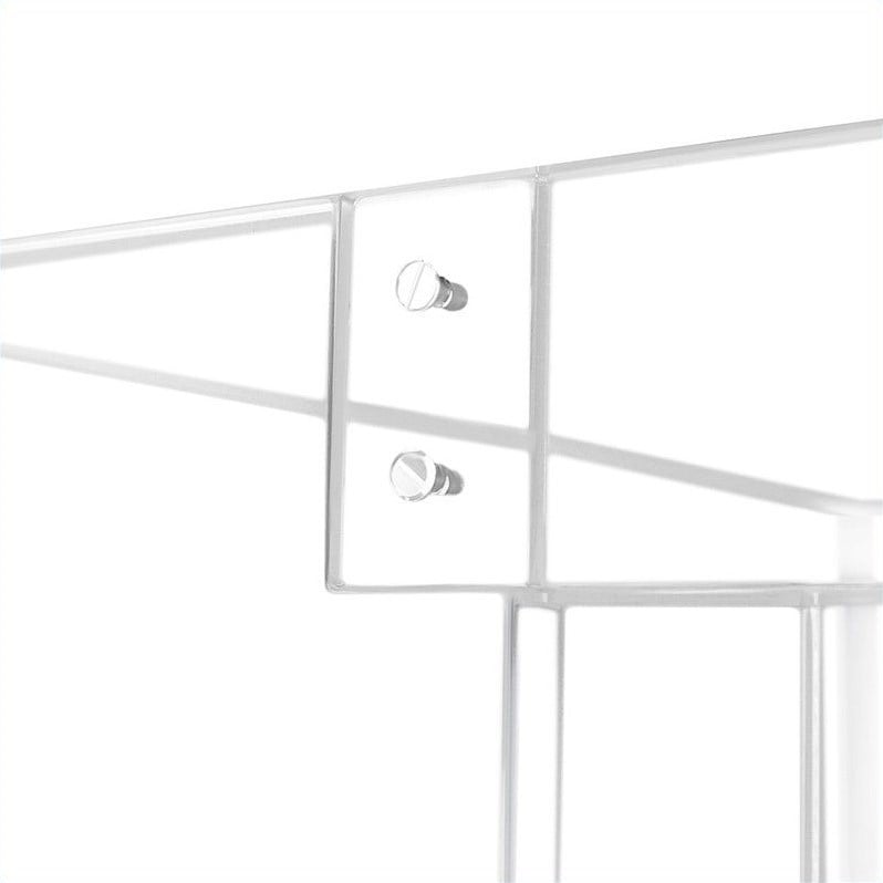 Nursery Works Vetro Crib in Clear Acrylic