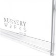 Nursery Works Vetro Crib in Clear Acrylic