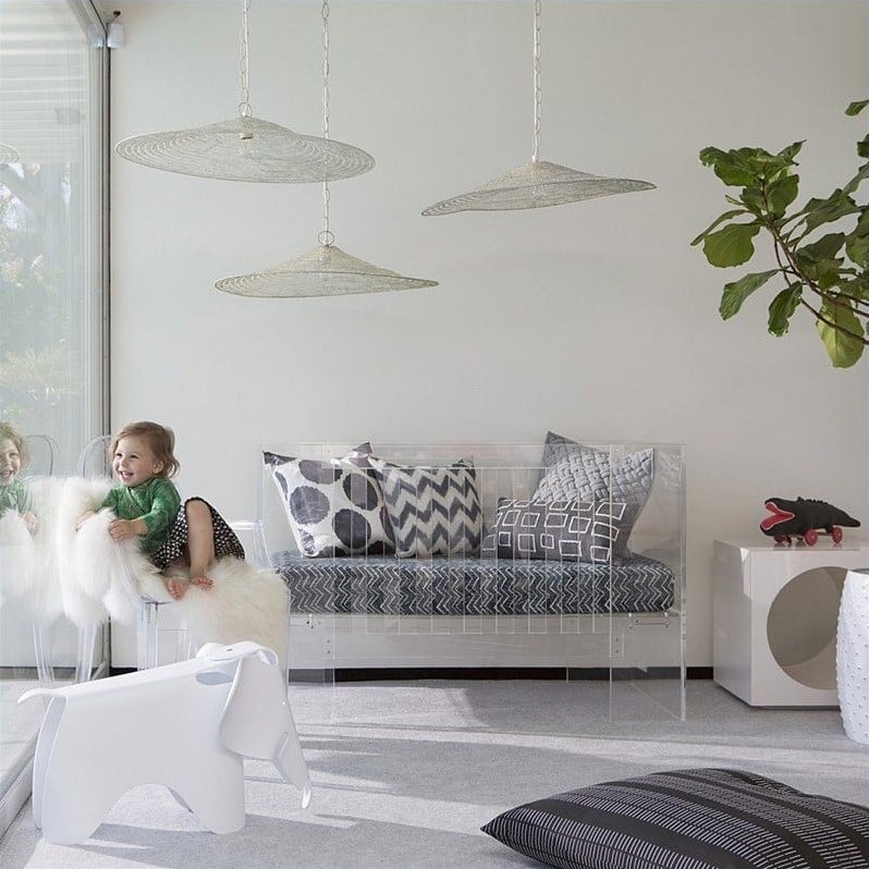Nursery Works Vetro Crib in Clear Acrylic