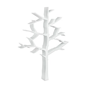 Nursery Works Engineered Wood Kids Tree Bookcase For Over 100 Books in White