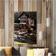 Yosemite Home Decor 'River Mill' Glass Photographic Print in Multi-Color