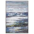 Yosemite Home Decor Azzurro Multi-Color Fabric Canvas Painting