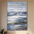 Yosemite Home Decor Azzurro Multi-Color Fabric Canvas Painting