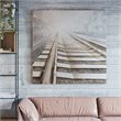 Yosemite 'Vanishing into the Distance II' Fabric Canvas Painting in Multi-Color